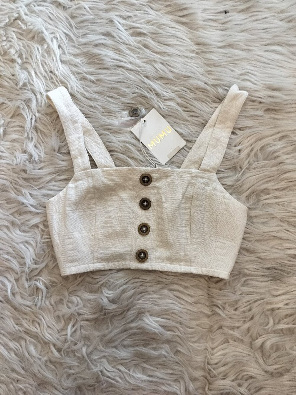 NWT Show Me Your MuMu Adeline Crop